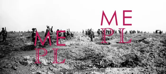 : WW1 - Battle of Morval - Infantry moving forward : WW1 - Battle of Morval - Infantry moving forward