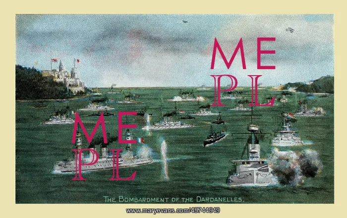 : WW1 - The Bombardment of the Dardanelles : WW1 - The Bombardment of the Dardanelles