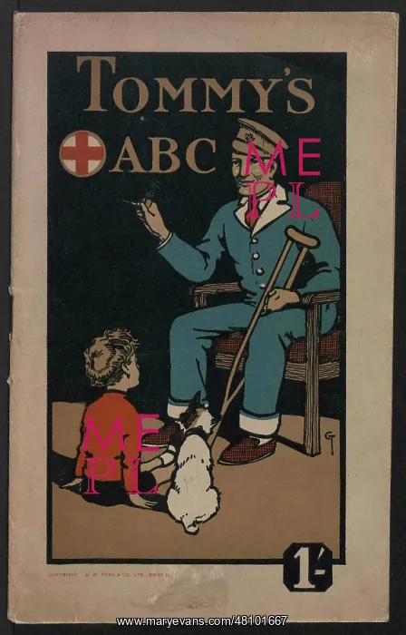 : WW1 - book cover, Tommy's ABC : WW1 - book cover, Tommy's ABC