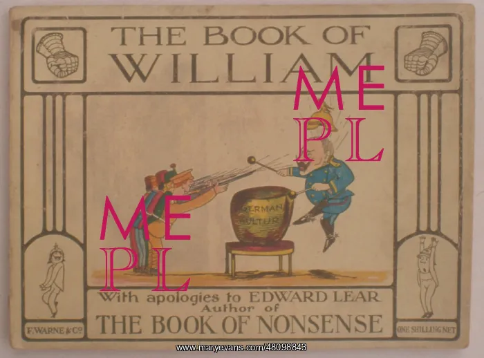 : WW1 - The Book of William - cover design : WW1 - The Book of William - cover design