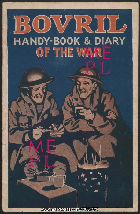 : WW1 - Bovril, Handy-Book & Diary of the War, front cover : WW1 - Bovril, Handy-Book & Diary of the War, front cover