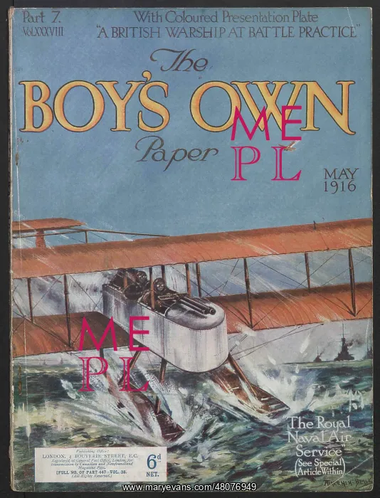 : WW1 - The Boy's Own Paper, May 1916 : WW1 - The Boy's Own Paper, May 1916