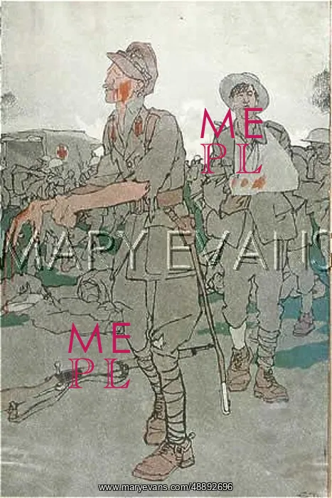 : WW1 CARTOON / AFTER SOMME : WW1 CARTOON / AFTER SOMME