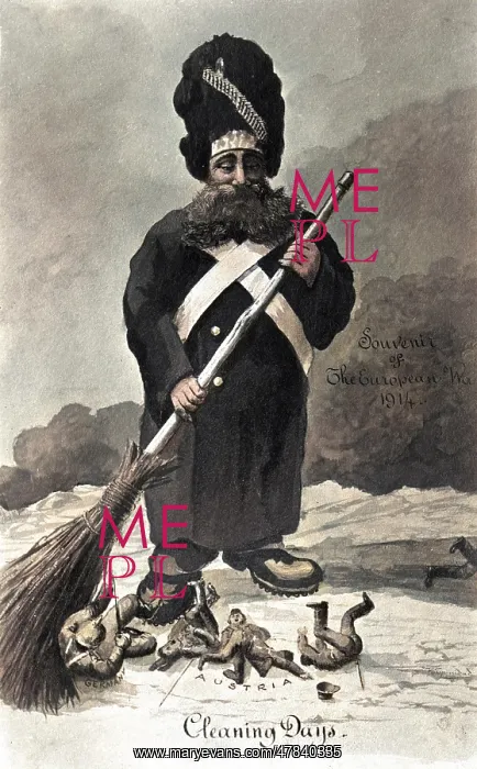 : WW1 cartoon, Cleaning Days : WW1 cartoon, Cleaning Days