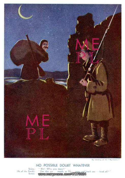 : WW1 CARTOON / NO DOUBT : WW1 CARTOON / NO DOUBT