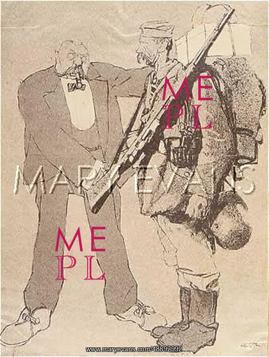  : WW1 CARTOON / RESERVISTS