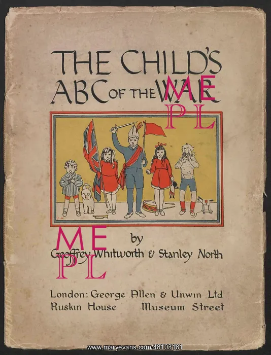 : WW1 - The Child's ABC of the War - book cover : WW1 - The Child's ABC of the War - book cover