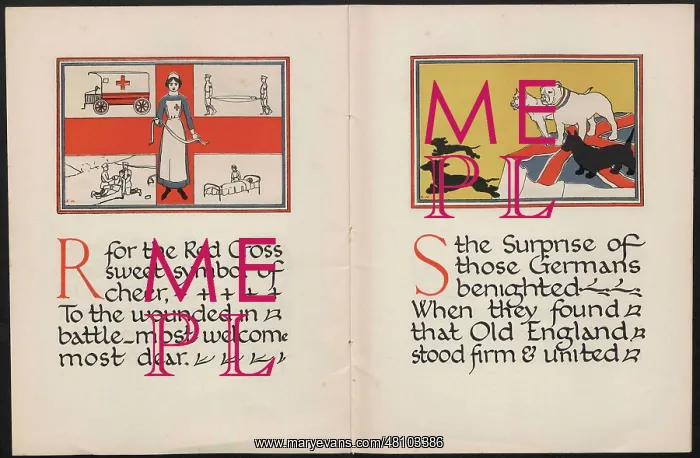 : WW1 - The Child's ABC of the War - R and S : WW1 - The Child's ABC of the War - R and S