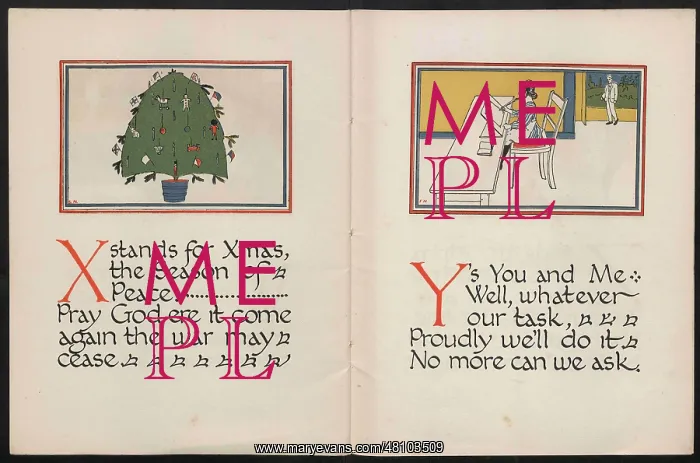 : WW1 - The Child's ABC of the War - X and Y : WW1 - The Child's ABC of the War - X and Y