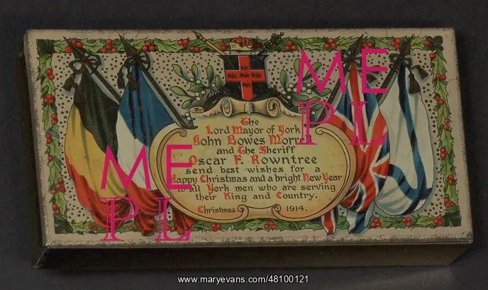 : WW1 - Christmas 1914 gift tin : WW1 - Christmas 1914 gift tin