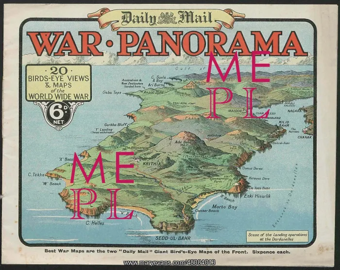 : WW1 - Daily Mail War Panorama, front cover : WW1 - Daily Mail War Panorama, front cover