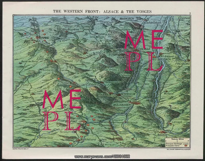 : WW1 - Daily Mail War Panorama, Western Front : WW1 - Daily Mail War Panorama, Western Front