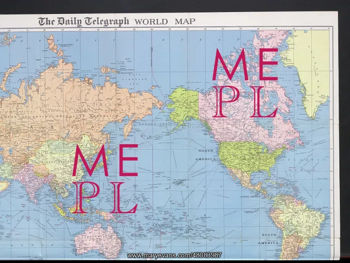 : WW1 - The Daily Telegraph World Map : WW1 - The Daily Telegraph World Map