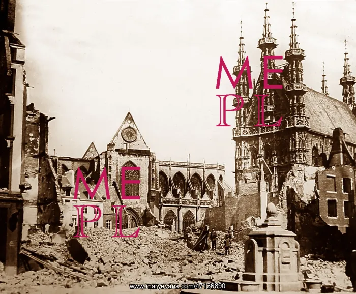  : WW1 damage, Leuven, Belgium