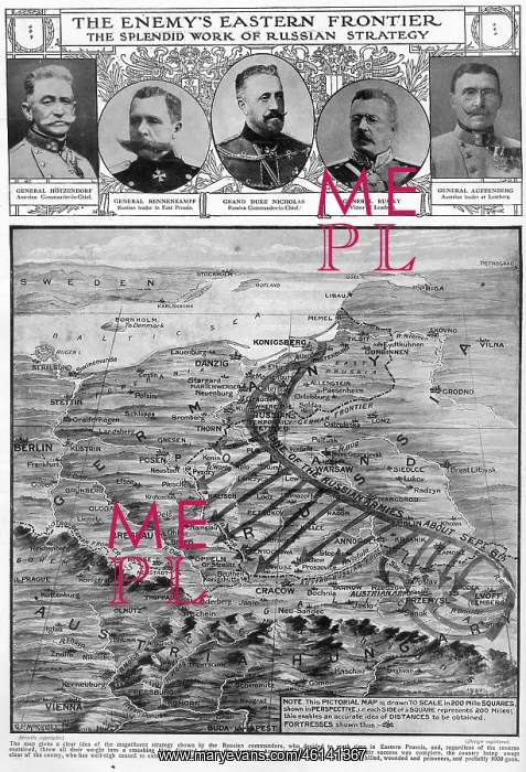 : WW1 - The Enemy's Eastern Frontier - 1914 : WW1 - The Enemy's Eastern Frontier - 1914