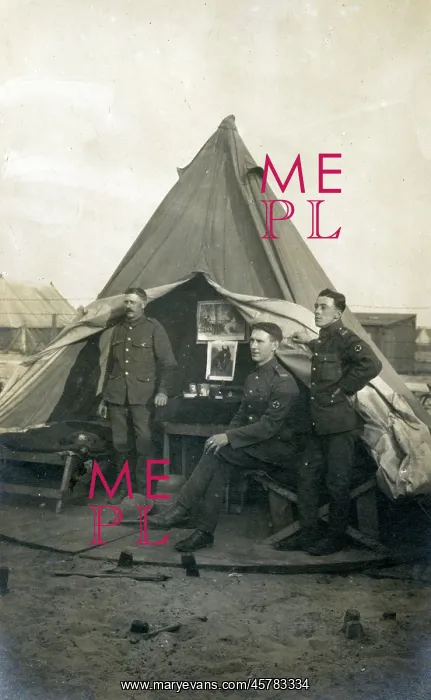 : WW1 era - RAMC Recruitment Tent : WW1 era - RAMC Recruitment Tent
