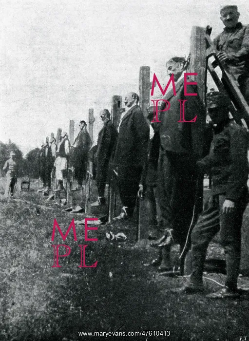 : WW1 - The execution of Galizzianis and Ruthenians : WW1 - The execution of Galizzianis and Ruthenians