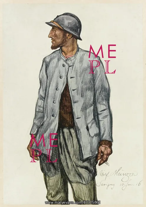 : WW1 FRENCH INFANTRYMAN : WW1 FRENCH INFANTRYMAN