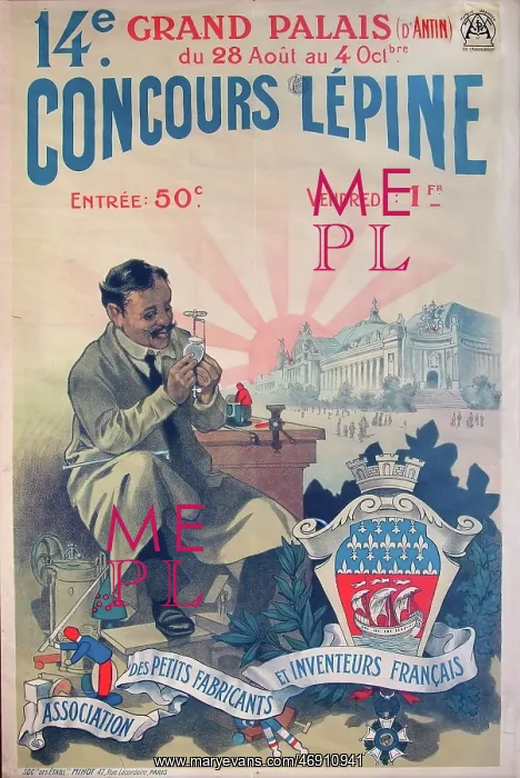 : WW1 - French Poster. Concours lepine : WW1 - French Poster. Concours lepine