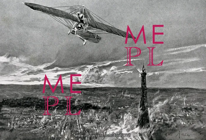 : WW1 - German aircraft over Paris : WW1 - German aircraft over Paris