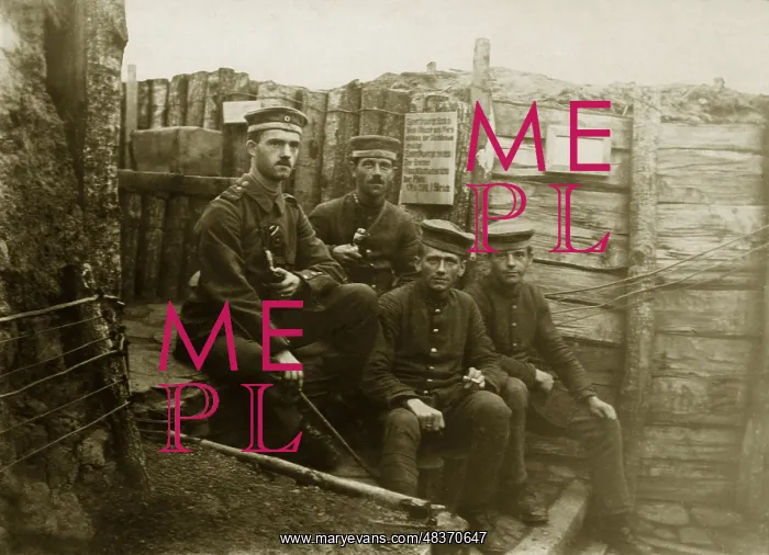 : WW1 German Army Trench : WW1 German Army Trench