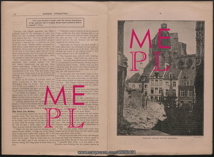  : WW1 - German Atrocities by William Le Queux