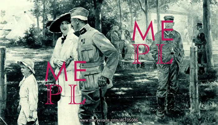 : WW1 - A German captive and one of his French conquerors : WW1 - A German captive and one of his French conquerors