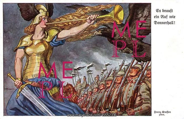  : WW1 - German Propaganda - A Call to Arms Like Thunder