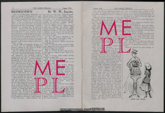 : WW1 - The Hades Herald, two pages : WW1 - The Hades Herald, two pages