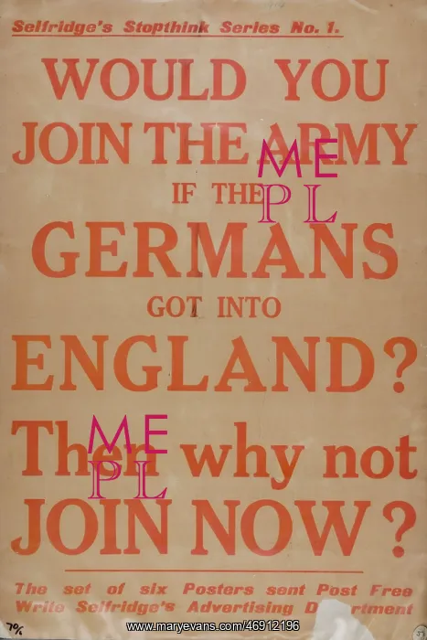  : WW1 - Would You Join The Army?