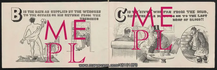 : WW1 - Jovial Jottings from the Trenches - B and C : WW1 - Jovial Jottings from the Trenches - B and C