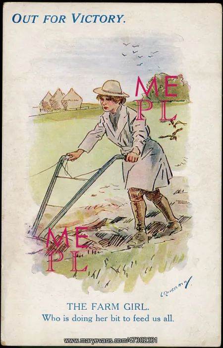 : WW1 LAND GIRL : WW1 LAND GIRL