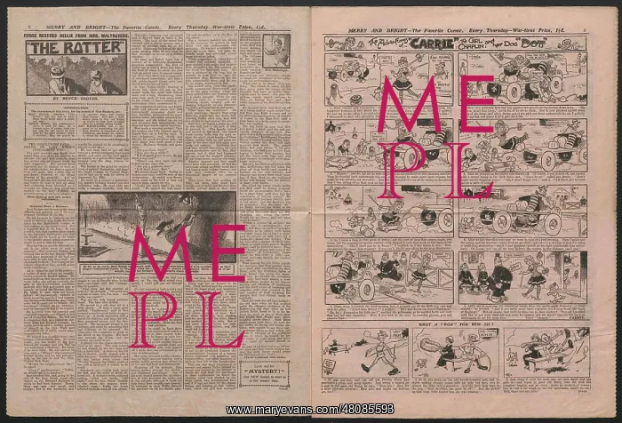 : WW1 - Merry and Bright, 18 May 1918, two pages : WW1 - Merry and Bright, 18 May 1918, two pages