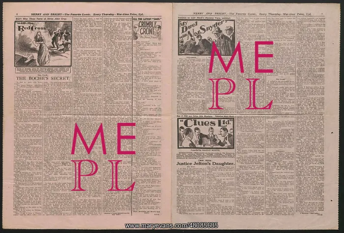 : WW1 - Merry and Bright, 18 May 1918, two pages : WW1 - Merry and Bright, 18 May 1918, two pages