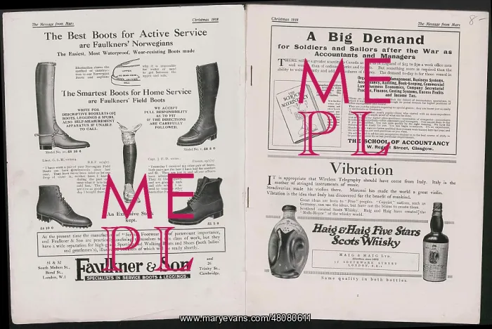 : WW1 - The Message from Mars, two pages : WW1 - The Message from Mars, two pages