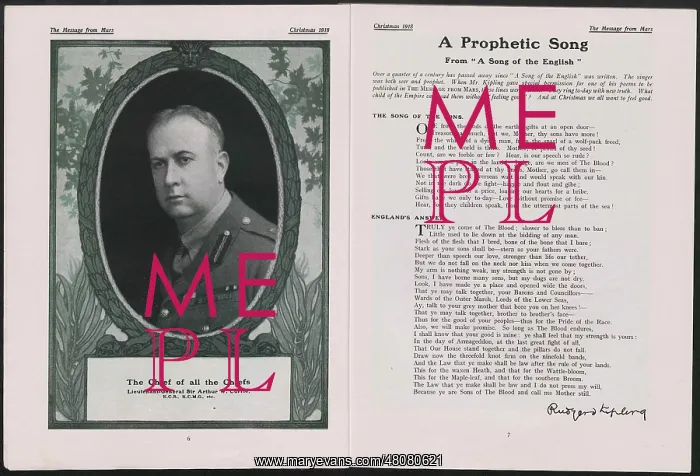 : WW1 - The Message from Mars, two pages : WW1 - The Message from Mars, two pages