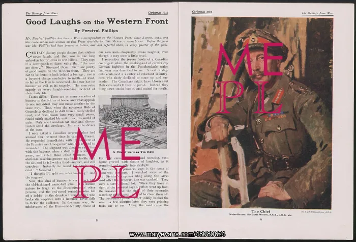 : WW1 - The Message from Mars, two pages : WW1 - The Message from Mars, two pages