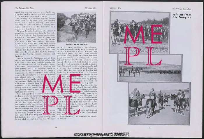 : WW1 - The Message from Mars, two pages : WW1 - The Message from Mars, two pages