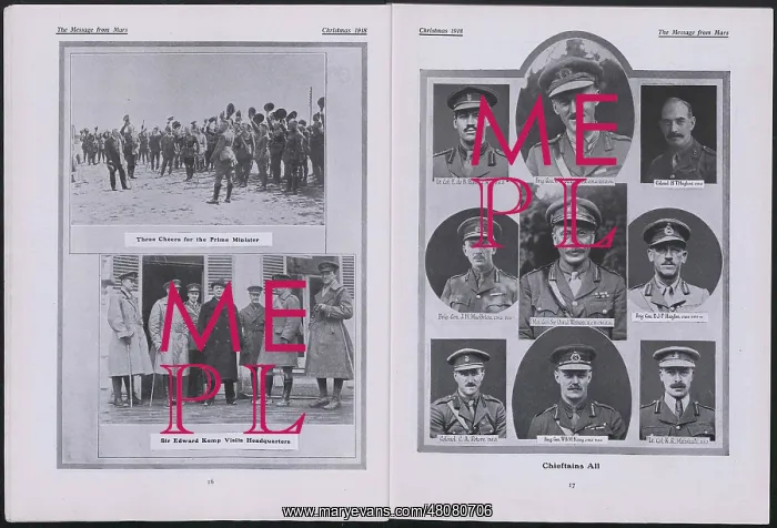 : WW1 - The Message from Mars, two pages : WW1 - The Message from Mars, two pages