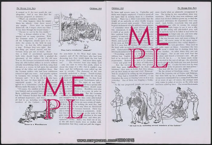 : WW1 - The Message from Mars, two pages : WW1 - The Message from Mars, two pages