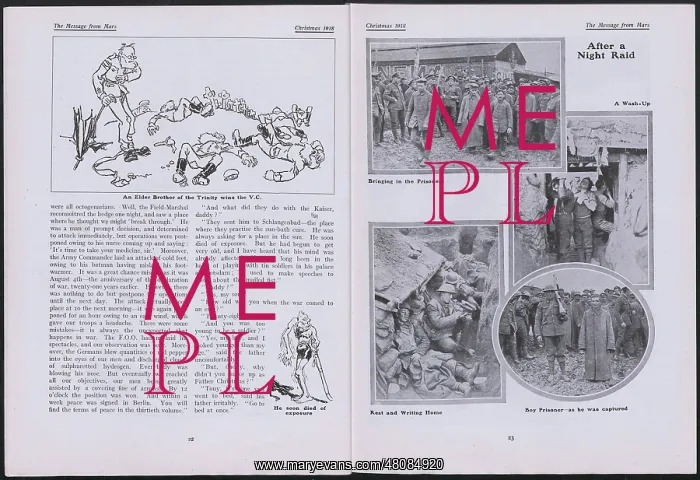 : WW1 - The Message from Mars, two pages : WW1 - The Message from Mars, two pages