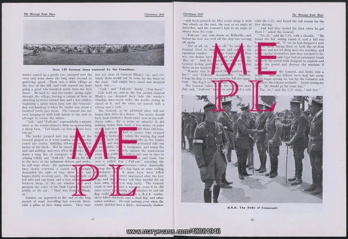 : WW1 - The Message from Mars, two pages : WW1 - The Message from Mars, two pages