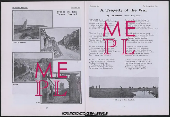 : WW1 - The Message from Mars, two pages : WW1 - The Message from Mars, two pages