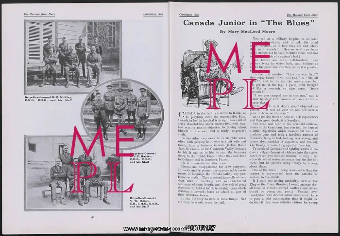 : WW1 - The Message from Mars, two pages : WW1 - The Message from Mars, two pages