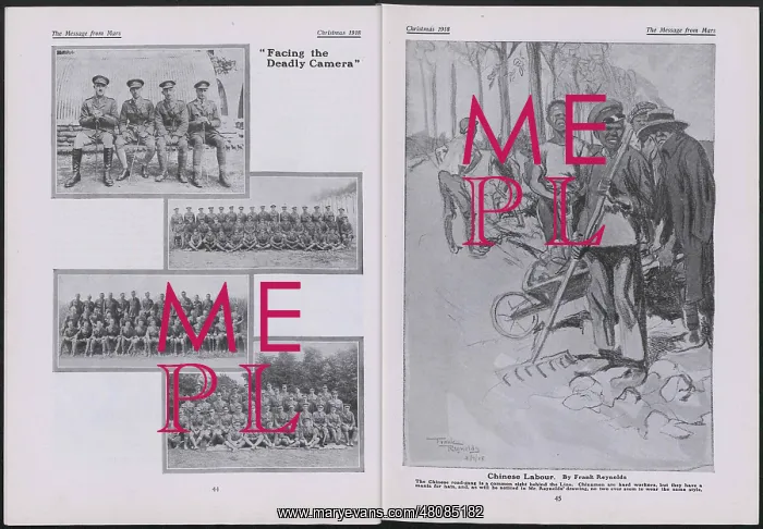 : WW1 - The Message from Mars, two pages : WW1 - The Message from Mars, two pages