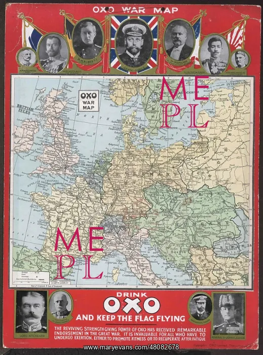 : WW1 - OXO War Map : WW1 - OXO War Map