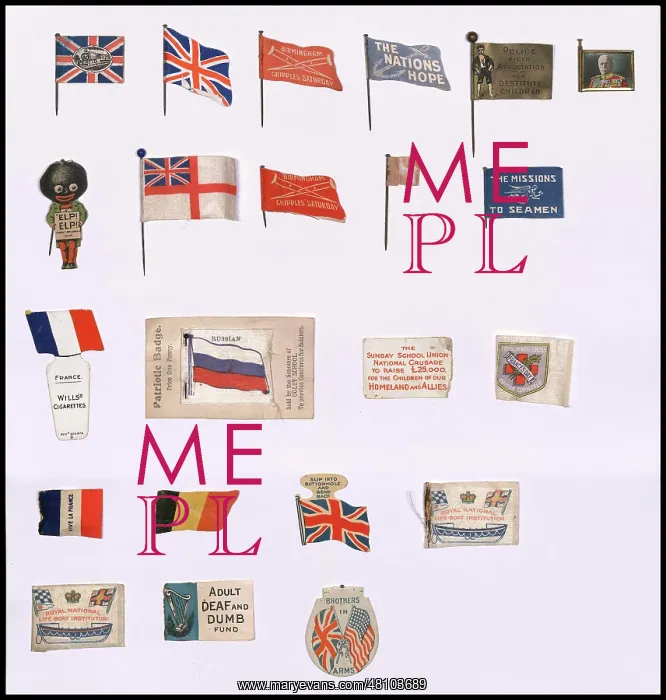 : WW1 - Patriotic items for fundraising : WW1 - Patriotic items for fundraising