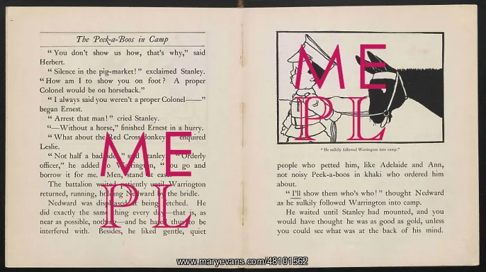 : WW1 - The Peek-A-Boos in Camp : WW1 - The Peek-A-Boos in Camp