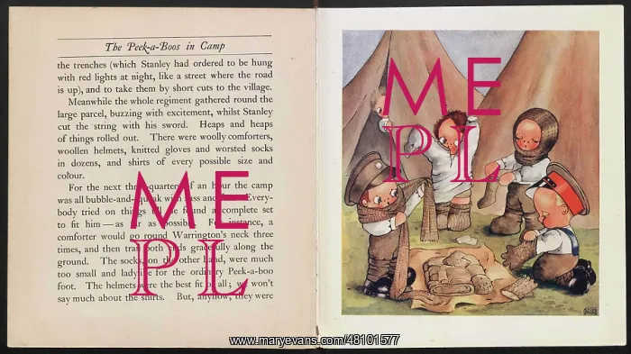 : WW1 - The Peek-A-Boos in Camp : WW1 - The Peek-A-Boos in Camp