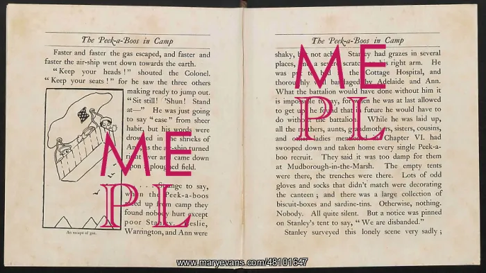 : WW1 - The Peek-A-Boos in Camp : WW1 - The Peek-A-Boos in Camp